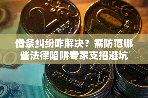 北京借条纠纷咋解决？需防范哪些法律陷阱专家支招避坑