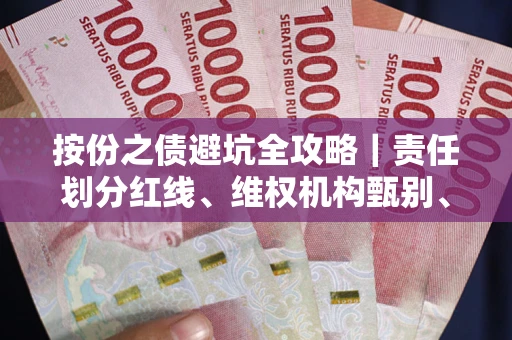 北京按份之债避坑全攻略｜责任划分红线、维权机构甄别、纠纷处理全流程拆解