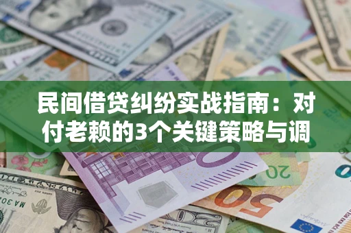 北京民间借贷纠纷实战指南：对付老赖的3个关键策略与调解盲区解析
