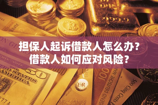 北京担保人起诉借款人怎么办？借款人如何应对风险？