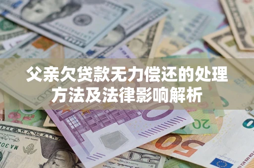 北京父亲欠贷款无力偿还的处理方法及法律影响解析